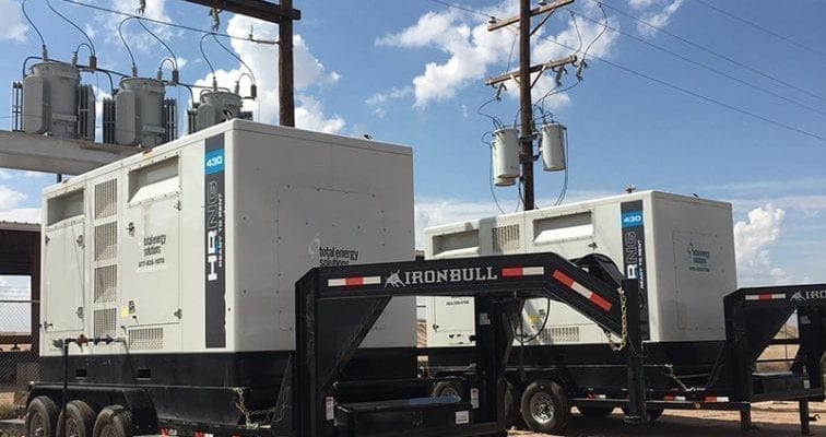 Mobile natural-gas generation units deployed on trailers